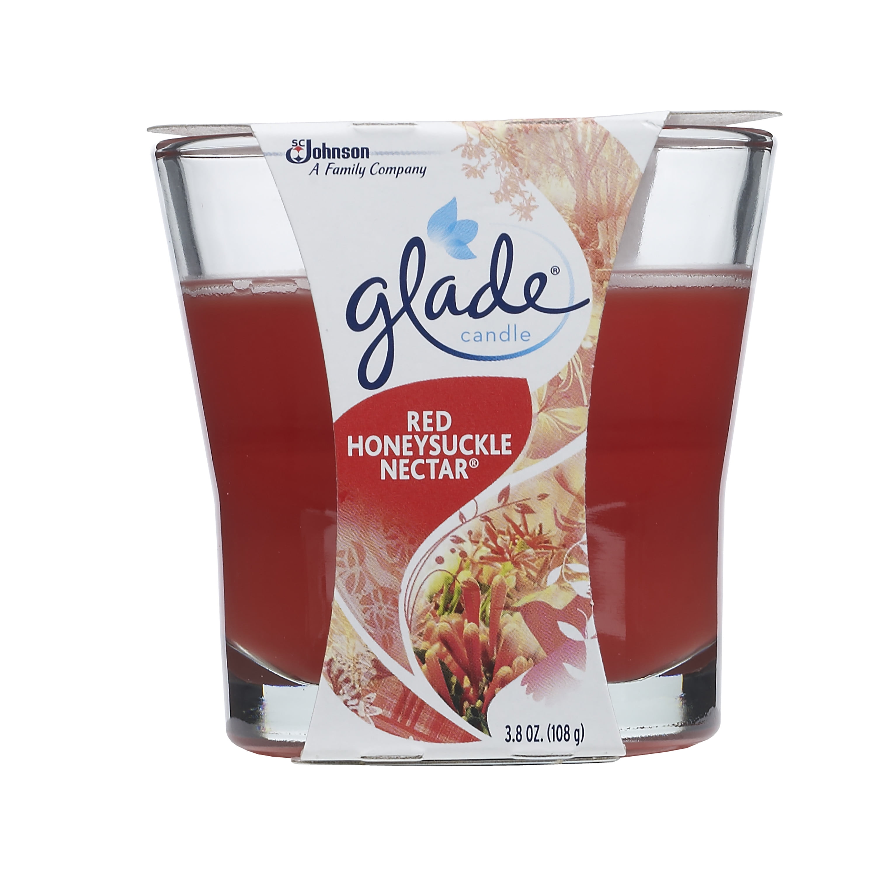 Glade Jar Candle Red Honeysuckle Nectar