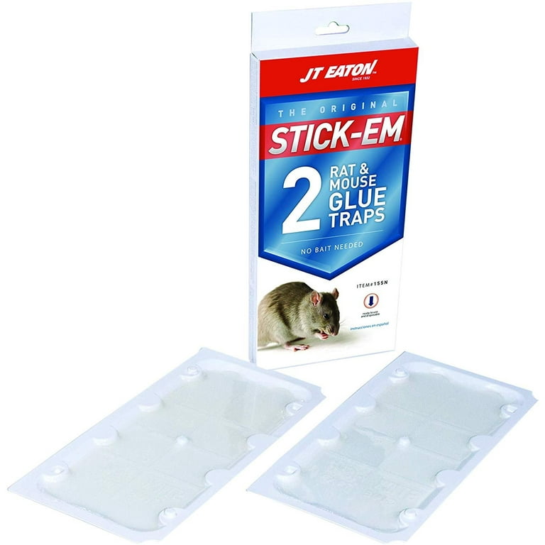  Ezoon 12 Pack Large Mouse Glue Traps with Enhanced