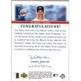 thumbnail image 2 of Joe Mauer Card 2002 Sweet Spot USA Jerseys #USAJM, 2 of 2