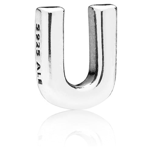 Pandora Letter U Petite Silver Petite Element