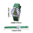 thumbnail image 2 of Reloj de cuarzo para mujer, relojes para mujer, reloj de cuarzo informal de moda para mujer, reloj con esfera brillante y correa de cuero., 2 of 2