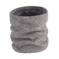 thumbnail image 3 of Calentador de cuello de invierno, cómodo y térmico, para ciclismo en climas fríos Gris claro, 3 of 8