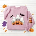 thumbnail image 5 of DIOAZUD Womens Halloween Sweatshirts Funny Ghost Graphic Pullovers Stretch Going Out Round Neck Long Sleeve Sweater Tops Halloween Costumes, 5 of 5