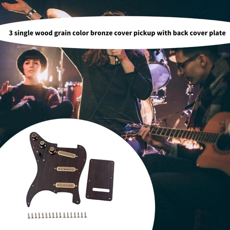 CEORPER Single Coil Pickup Loaded Prewired Pickguard Guitar Scratch Plate Replacement