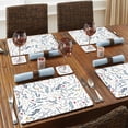 thumbnail image 6 of CounterArt "Meadow Sketch" Hardboard Tabletop Placemats 4-Pack, 6 of 7