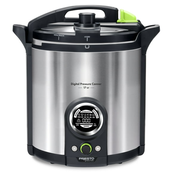 Presto Precise 02152 17 Qt Stainless Steel Electric Pressure Canner, Silver