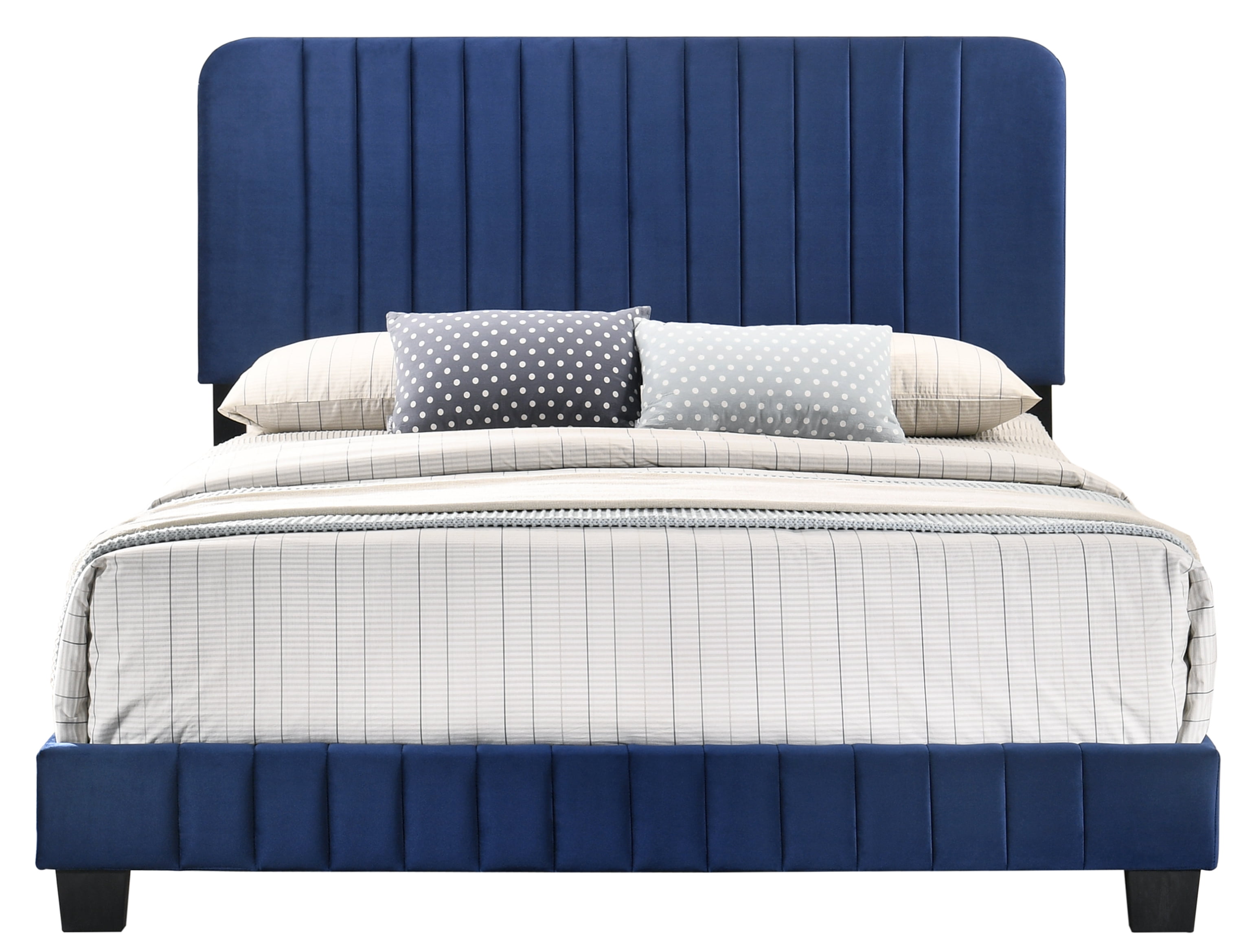Glory Furniture Lodi Full Bed in Navy Blue Color