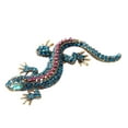 thumbnail image 2 of Opvise Unisex Brooch Pin Lizard Colorful Rhinestones Jewelry Vintage Long Lasting Blazer Brooch Clothes Decor, 2 of 8