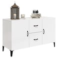 thumbnail image 2 of vidaXL Sideboard High Gloss White 100x36x60 cm Engineered Wood, 2 of 5