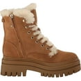 thumbnail image 6 of Sam Edelman Kyler Golden Caramel Lace Up Rounded Toe Chunky Sole Ankle Boots (Golden Caramel, 5), 6 of 6