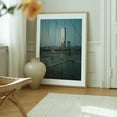thumbnail image 6 of Two Bridges - Manhattan New York Photography City Skyline Bridge Architecture Travel Poster Water Nightlife Oak Framed Wall Art Print 9 x 12 inches, 6 of 12