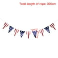thumbnail image 2 of Darzheoy American Stars and Stripes Flag Bunting Garland USA Triangle Banner Patriotic Party Decoration for Fourth of July Independence Memorial Day Party Supplies, 2 of 5
