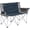 Navy, variant on CORE Loveseat Double Outdoor Camping & Tailgate Chair, Gray