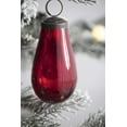 thumbnail image 3 of Home Decor Accessories 2" x 2" x 3.7" Luster Tear Drop Ornament, Glass Decorative Hanging Christmas Tree Ornaments for Holiday Party Decorations, Set of 12,Household Decor Items, 3 of 9