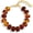 Amber, variant on Honey Brown Beaded Bracelets for Women - Trendy Summer Beach Resin Beads Bracelets, Chunky Statement Jewelry Gifts for Vacation Holiday