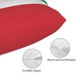 thumbnail image 3 of Flag Of Italy Pillowcase Pillows Cover Case Decor Decoration Rectangle Printed Throw Pillow Case Cushion Cover 16"x24", 3 of 7