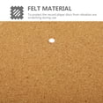 thumbnail image 3 of STRANDCHIC 2 Pcs Tapis de Plateau Tournant Accessoires de Disque Vinyle Réduction de Bruit Écoute de Musique, 3 of 6
