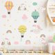 thumbnail image 4 of Elefante, Nube, Arcoíris, Aire, Niños Jugando, Dormitorio, Salón, Porche, Decoración De Pared Para El Hogar, Adhesivo Decorativo, 4 of 6