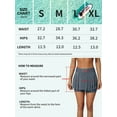 thumbnail image 2 of Sociala Womens Ruffled Swim Skirts Waistband Layered Swimdress Solid Swim Bottoms With Pockets, 2 of 6