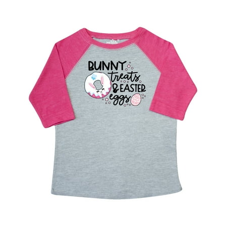 

Inktastic Easter Bunny Treats and Easter Eggs Gift Toddler Toddler Girl T-Shirt