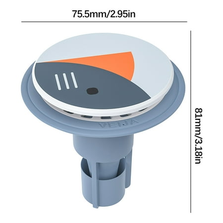 

Sewer Plug Pipe One-Way Sewer Core Toilet Hair Filter Anti-Odor Plug Anti-Foreign Body Insect Prevention