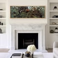 thumbnail image 2 of IDEA4WALL Extra Large Framed Canvas Print Wall Art Misty Forest Enchanting Woods & Animals Retro Artwork Nature Wilderness Antique Fine Art Decor for Home Decoration - 60"x20", 2 of 5