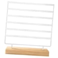 thumbnail image 4 of KLKCMS Earring Organizer Display Stand, Women Girls Gift 6 Layers Jewelry Rack, Earring White, 4 of 9