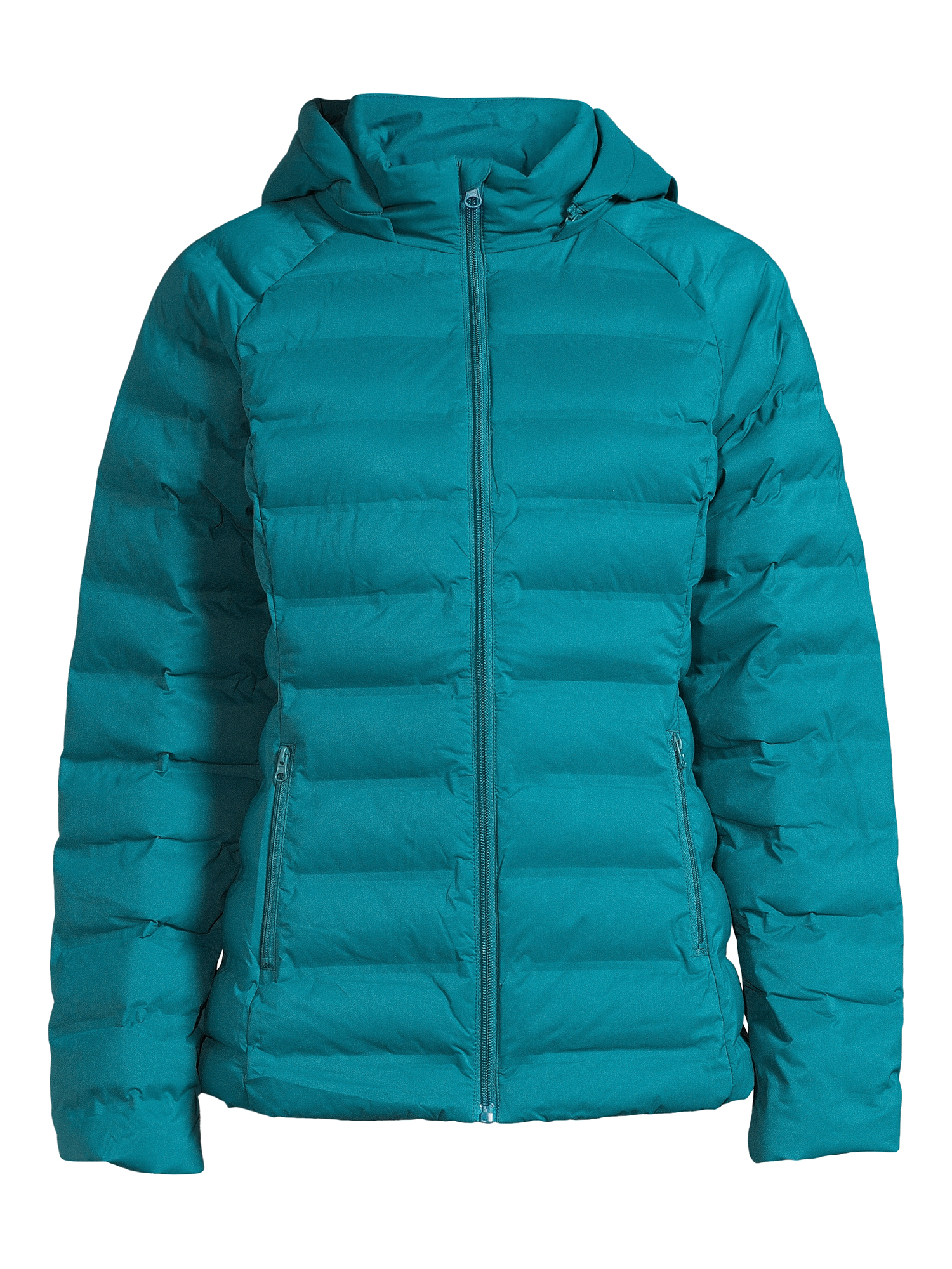 Time and Tru Women's and Plus Packable Stretch Zip Up Puffer Jacket - image 4 of 5