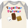 thumbnail image 4 of Inktastic Together Forever S'mores Boys or Girls Long Sleeve Baby Bodysuit, 4 of 5