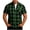 Army Green-B, variant on Mens Short Sleeve Western Shirts with Pearl Snap Button Up Casual Regular Fit Flannel Plaid Shirts with Pocket Orange