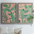 thumbnail image 6 of Pink and Green Birds of Paradise I - Premium Framed Canvas 2 Piece Set - Ready to Hang, 6 of 7