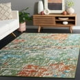 thumbnail image 2 of SAFAVIEH Madison Roswell Abstract Area Rug, Sage/Rust, 6' x 9', 2 of 8