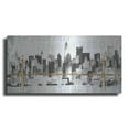 thumbnail image 1 of Luxe Metal Art 'New York Skyline II' by Avery Tillmon, Metal Wall Art, 24"x12", 1 of 7