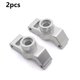 thumbnail image 2 of Cuerpo de dirección Material premium Durabilidad Copa de dirección trasera Instalación práctica Diseño único Cambio directo para automóviles RC Pack Silver Pack of 2 Inevent FN001476-04, 2 of 7