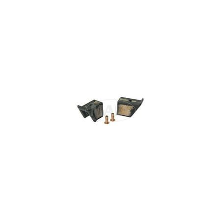 2 Door Hardtop Convertible - MACs Auto Parts 58-29944 Upper Vent Bar Channel Seals - Edsel 2 And 4 Door Hardtops And Convertible And Corsair