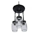 thumbnail image 4 of 3 Heads Pendant Ceiling Light Mason Jar Kitchen Island Chandelier Lamp Fixture, 4 of 9