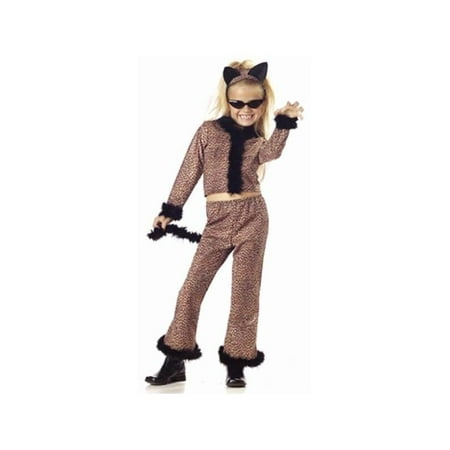 Child's Leopard Girl Suit Costume