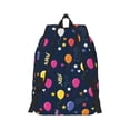 thumbnail image 3 of Daiia Colored Balloons Vintage Canvas Backpack for Men and Women ,Hiking Backpack,Travel Laptop Bag for School,Large Capacity Backpack, 3 of 8