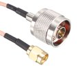 thumbnail image 3 of Uxcell Coax Extension Cable 50 Ohm 4 Feet SMA Male to N Male RG316 Jumper Cable, 3 of 5