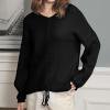 thumbnail image 1 of PEONAVET Chandails pour Femmes Blouses Décontractées à Blocs de Couleur Manches Longues Col Rond Hauts/chemises, 1 of 3