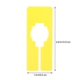 thumbnail image 2 of IDEANATEGRATE 10Ud Divisores Para Ropa En Closet Amarillos Para Y Facilitar De Prendas, 2 of 8