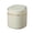 Green, variant on Gold Trim Pop Lid Mini Desktop Can Modern PP Waste Bin, Compact Square Odor Block Table Garbage Bucket, Simple Neutral Color Desk Storage Bin for Vanity Office Bedroom Apartment Decor