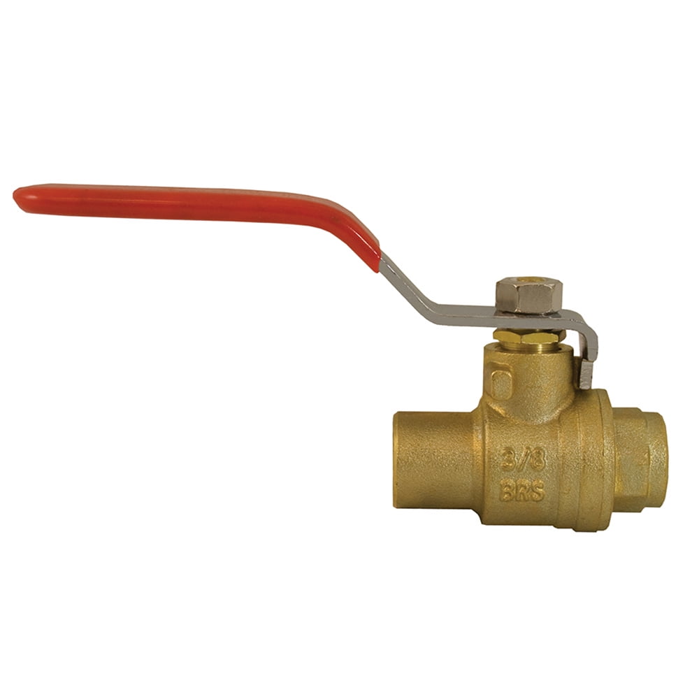 3/4" Brass Ball Valve, Sweat,PartNo B67209 JonesStephens