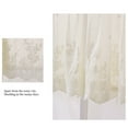 thumbnail image 1 of Dalazy Dentelle Café Cuisine Volant Fenêtre Drapé Voile Semi Transparent Rideaux Traitement de Fenêtre, 1 of 8