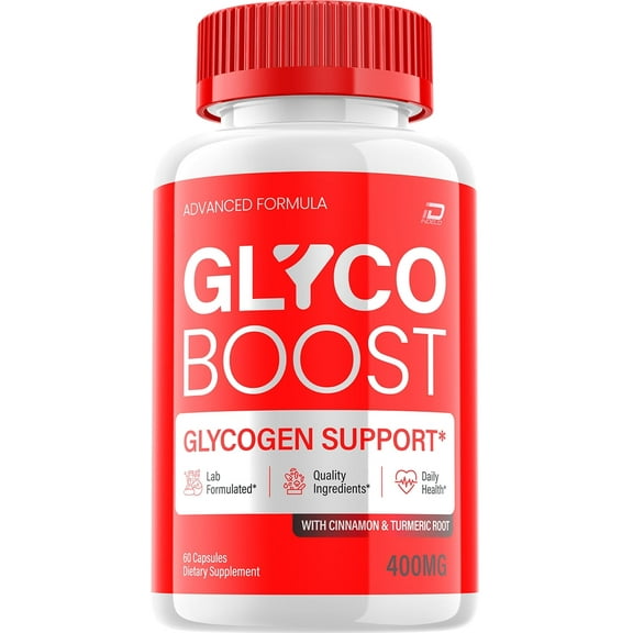 Glyco Boost Capsules – GlycoBoost Pills Advanced Supplement, All Natural, Glyco Boost Maximum Strength Formula, Glycogen Support, 1 Pack, 60 Capsules