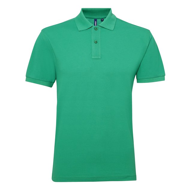 Asquith & Fox - Polo manga corta Modelo Performance Blend hombre caballero (Verde kelly)