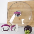 thumbnail image 4 of Unique Bargains Stainless Steel Pot Lid Knob Silicone Handle Cookware Cover Replacement Purple, 4 of 7
