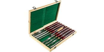 Set D'outils De Tournage Pour Tour à Bois VEVOR – 8 Pièces, Lames Acier Carbone – Pour Débutants Et Pros (gouges, Ciseaux, Bec Rond…) - 6