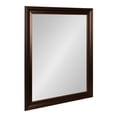 thumbnail image 4 of Kate and Laurel Galiano Traditional Framed Rectangle Bathroom Vanity Mirror, 27 x 33, Bronze, Classic Rectangular Bathroom Mirror for Over Sink or for Use as Entryway or Living Room Decor, 4 of 8