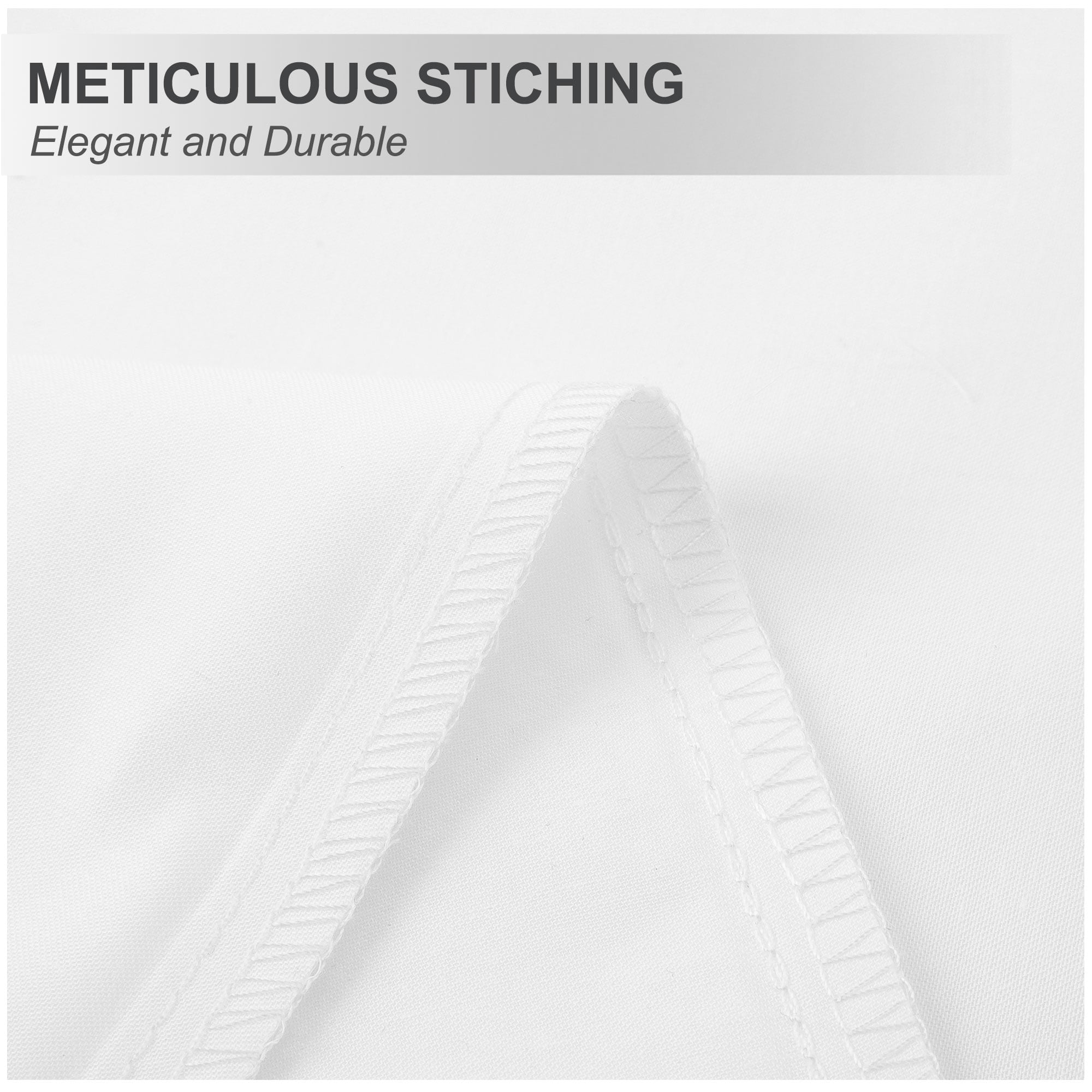 Unique Bargains Cotton Zipper Closure Breathable Body Pillowcase White 20"x54"